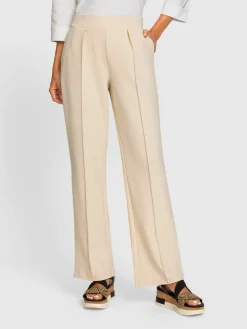 Pantalon en jersey crêpe et jersey
