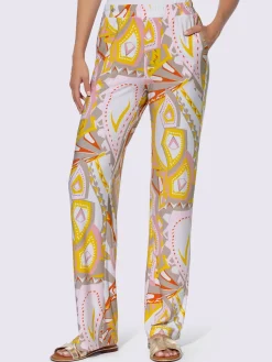 Pantalon en jersey imprimé mode