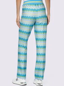 Pantalon en jersey motif structuré tendance