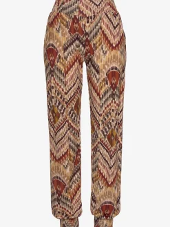 Pantalon en jersey pantalon d'été léger avec imprimé ethnique