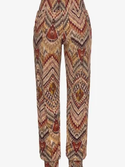 Pantalon en jersey pantalon d'été léger avec imprimé ethnique