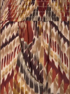 Pantalon en jersey pantalon d'été léger avec imprimé ethnique