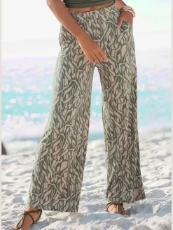 Pantalon en jersey pantalon d'été léger au look paperbag