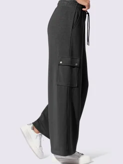 Pantalon en jersey poches cargo plaquées
