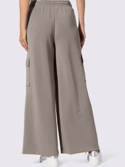 Pantalon en jersey poches cargo plaquées