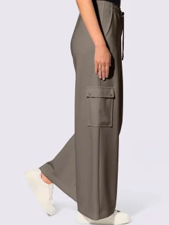 Pantalon en jersey poches cargo plaquées