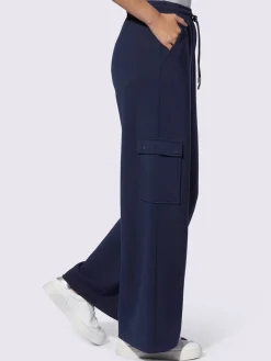 Pantalon en jersey poches cargo plaquées