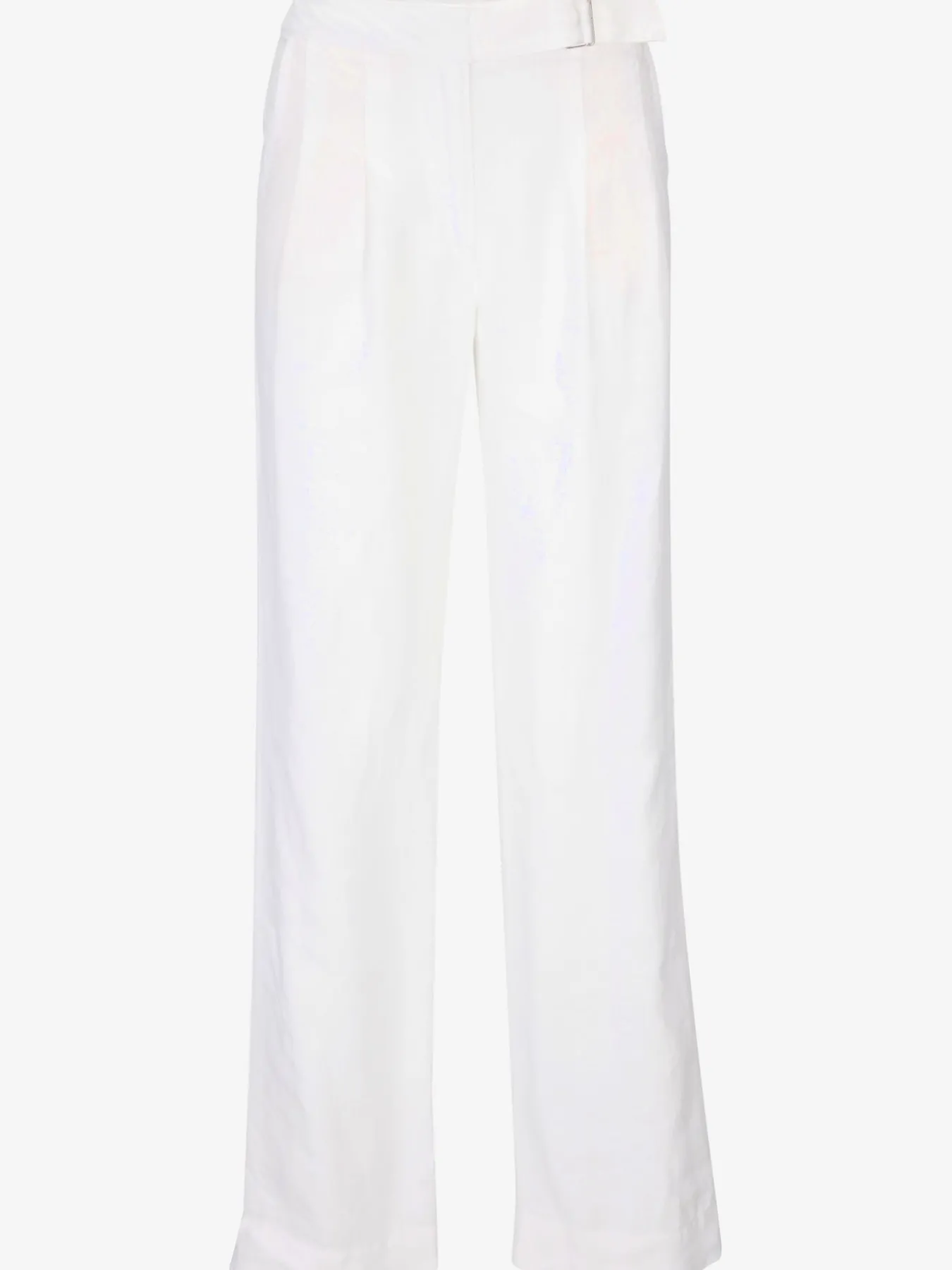 Pantalon en lin jambes larges