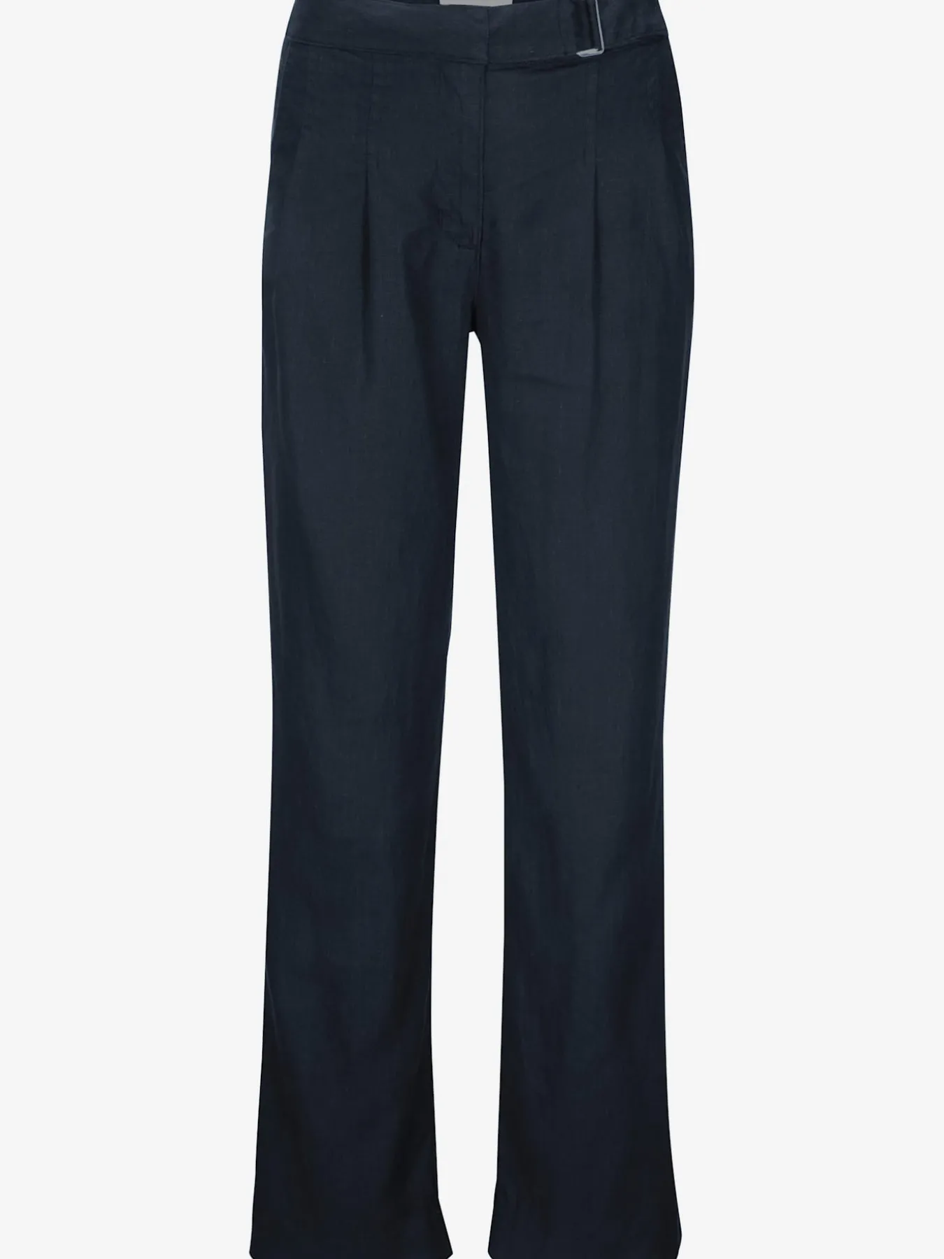 Pantalon en lin jambes larges