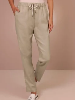 Pantalon en lin mélange viscose-lin estival