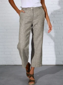 Pantalon en lin pur lin
