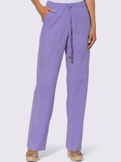 Pantalon en lin qualité tissée
