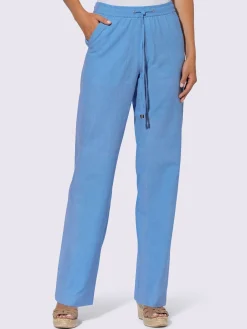 Pantalon en lin qualité tissée