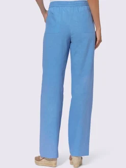 Pantalon en lin qualité tissée