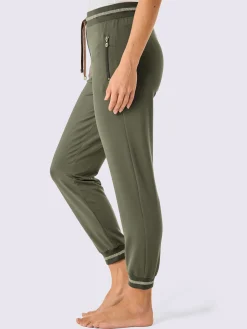 Pantalon en modal et viscose matière sweat