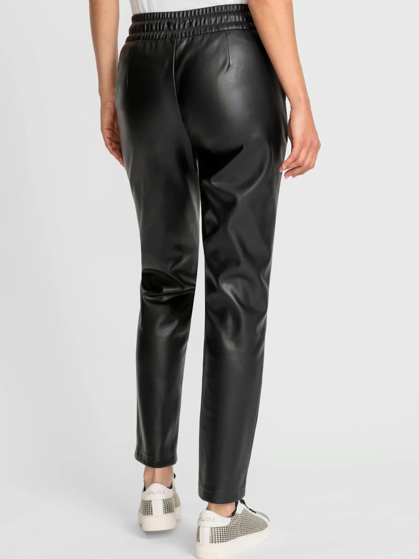 Pantalon en synthétique ceinture élastique confortable