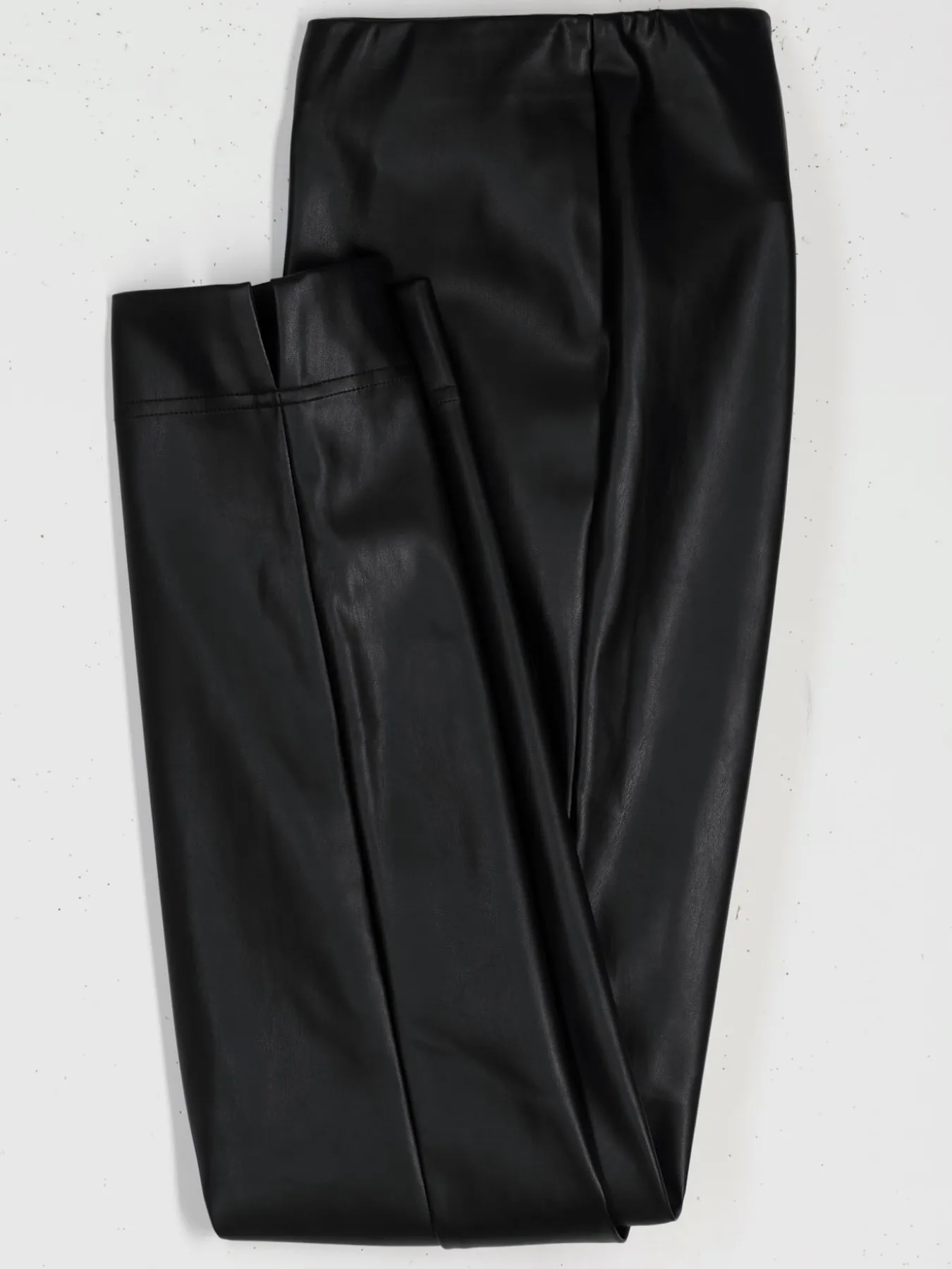 Pantalon en synthétique imitation cuir souple