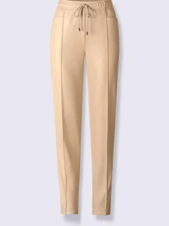 Pantalon en synthétique imitation cuir souple