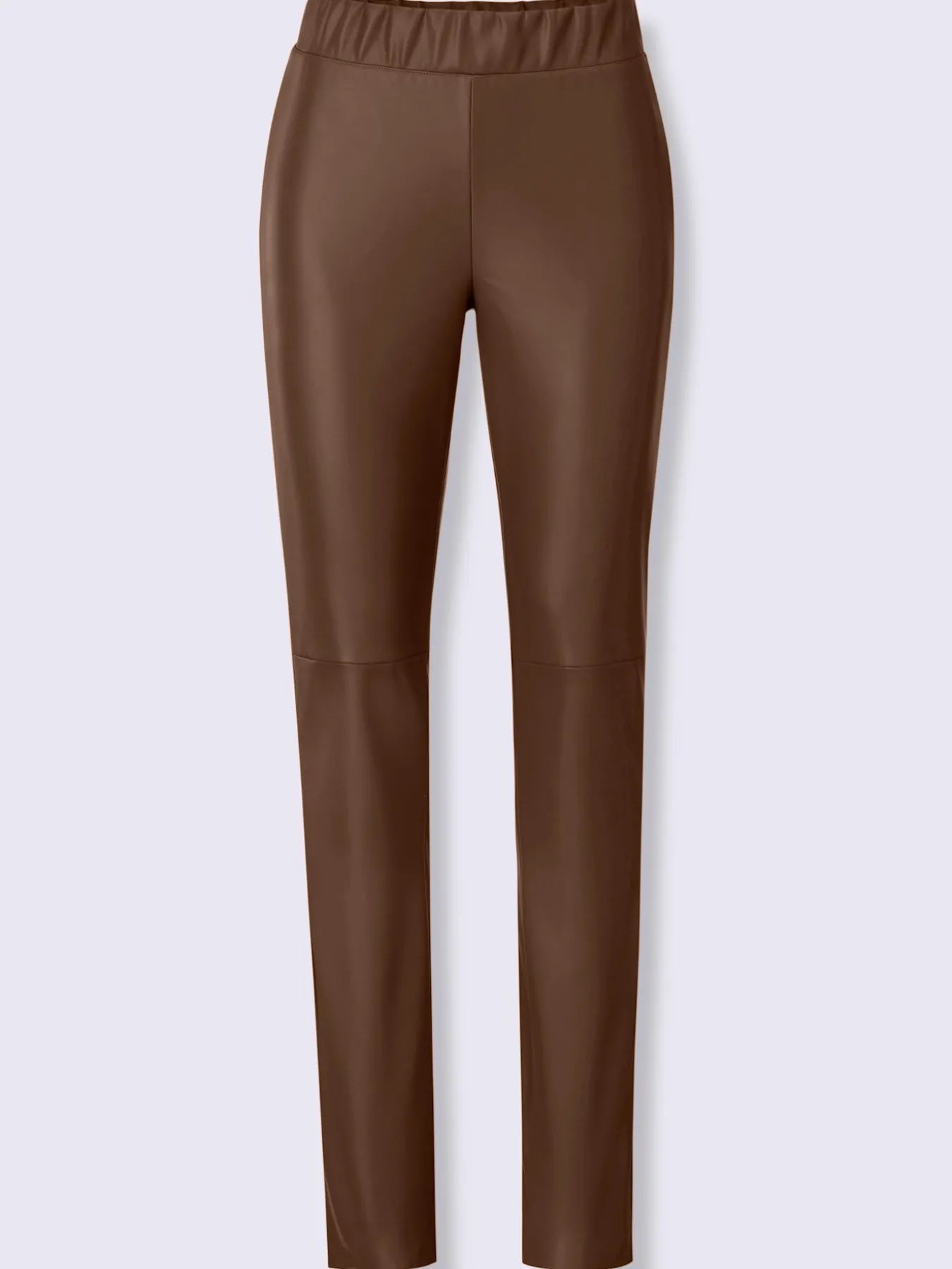 Pantalon en synthétique imitation cuir souple