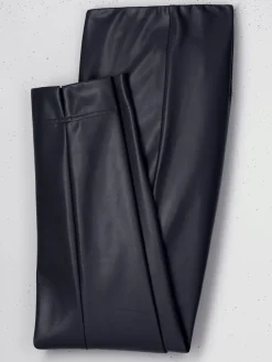 Pantalon en synthétique imitation cuir souple