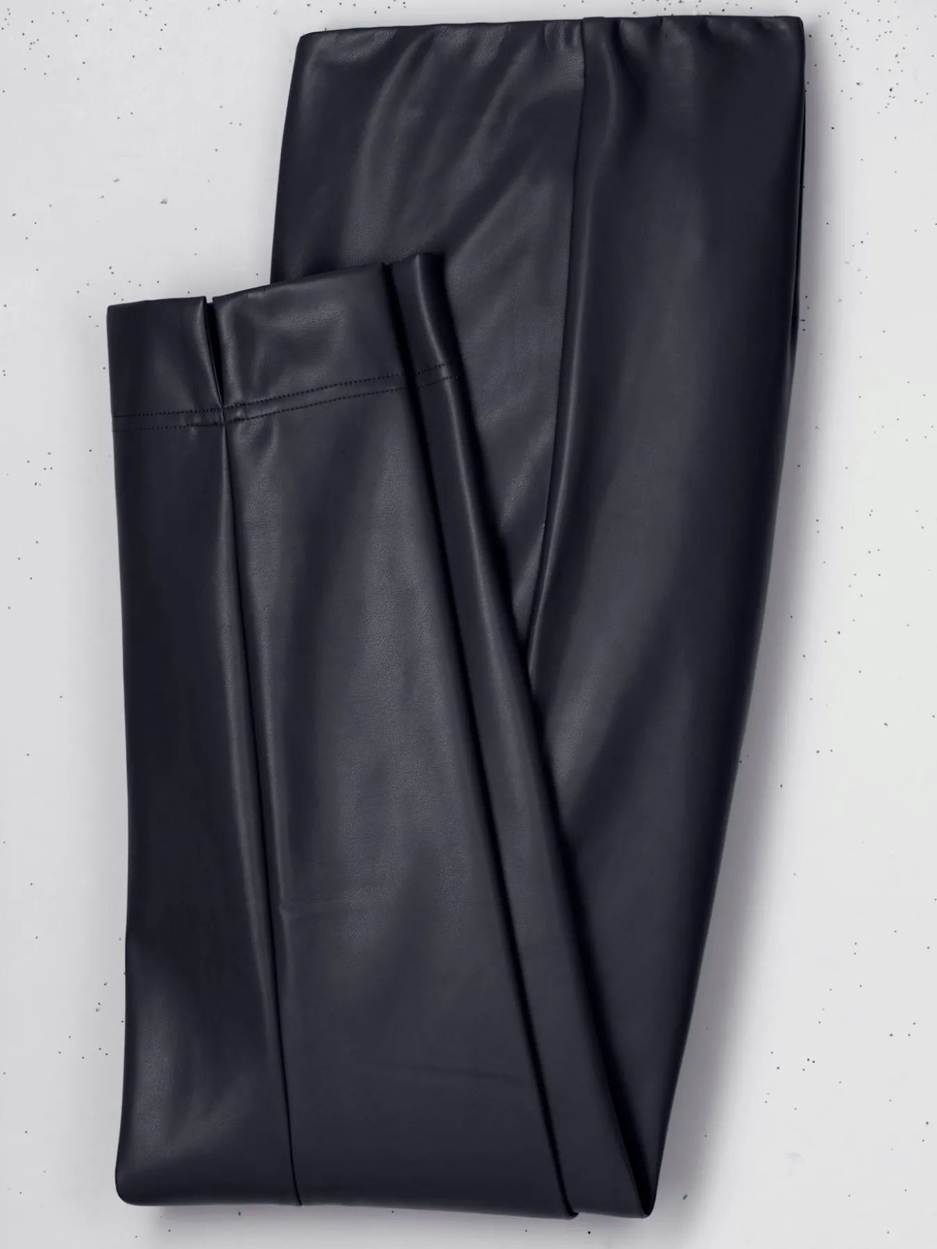 Pantalon en synthétique imitation cuir souple