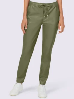 Pantalon en synthétique synthétique joliment brillant