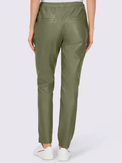 Pantalon en synthétique synthétique joliment brillant