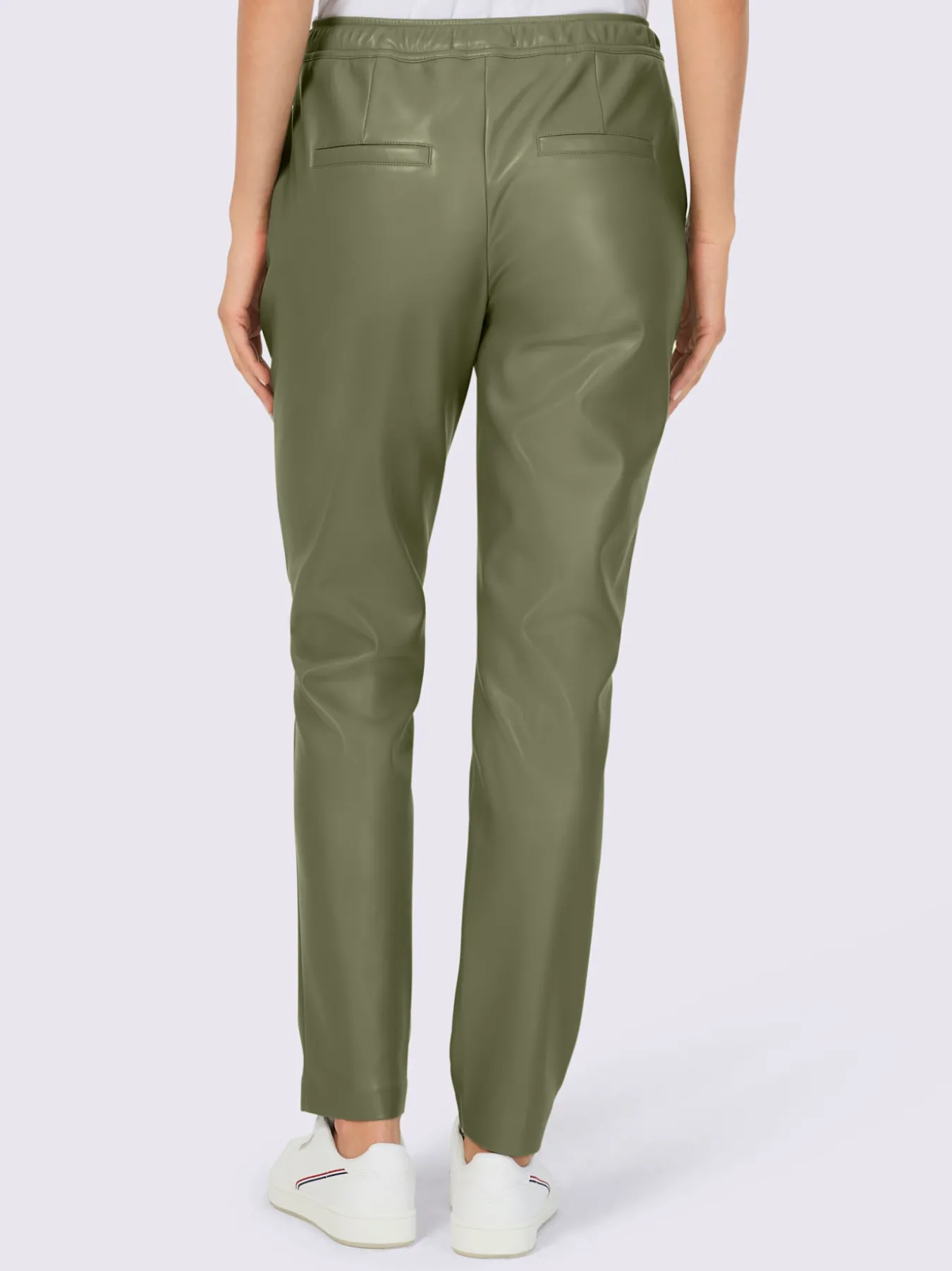 Pantalon en synthétique synthétique joliment brillant