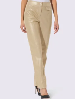 Pantalon en synthétique synthétique joliment brillant