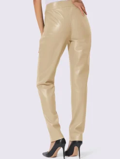 Pantalon en synthétique synthétique joliment brillant
