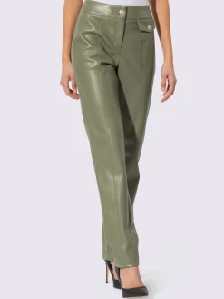 Pantalon en synthétique synthétique joliment brillant