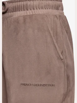 Pantalon en synthétique velours