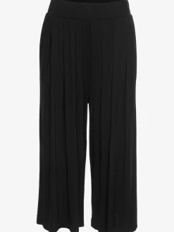 Pantalon en tissu avec large ceinture élastique