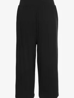 Pantalon en tissu avec large ceinture élastique