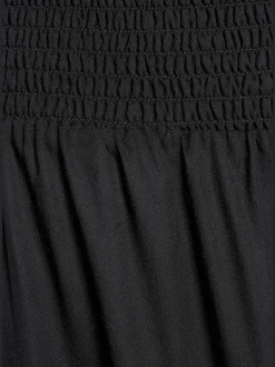 Pantalon en tissu léger avec large ceinture