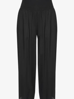 Pantalon en tissu léger avec large ceinture