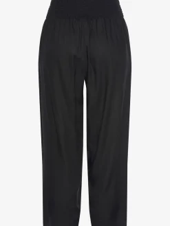 Pantalon en tissu léger avec large ceinture