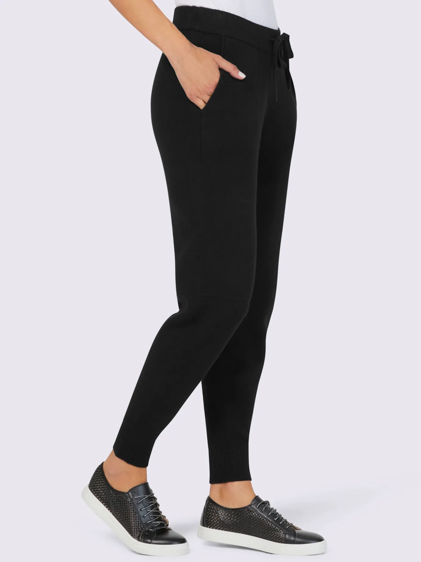 Pantalon en tricot 50% viscose