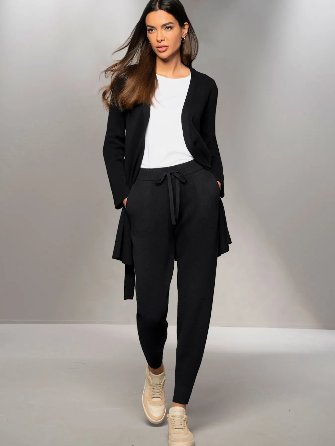 Pantalon en tricot 50% viscose