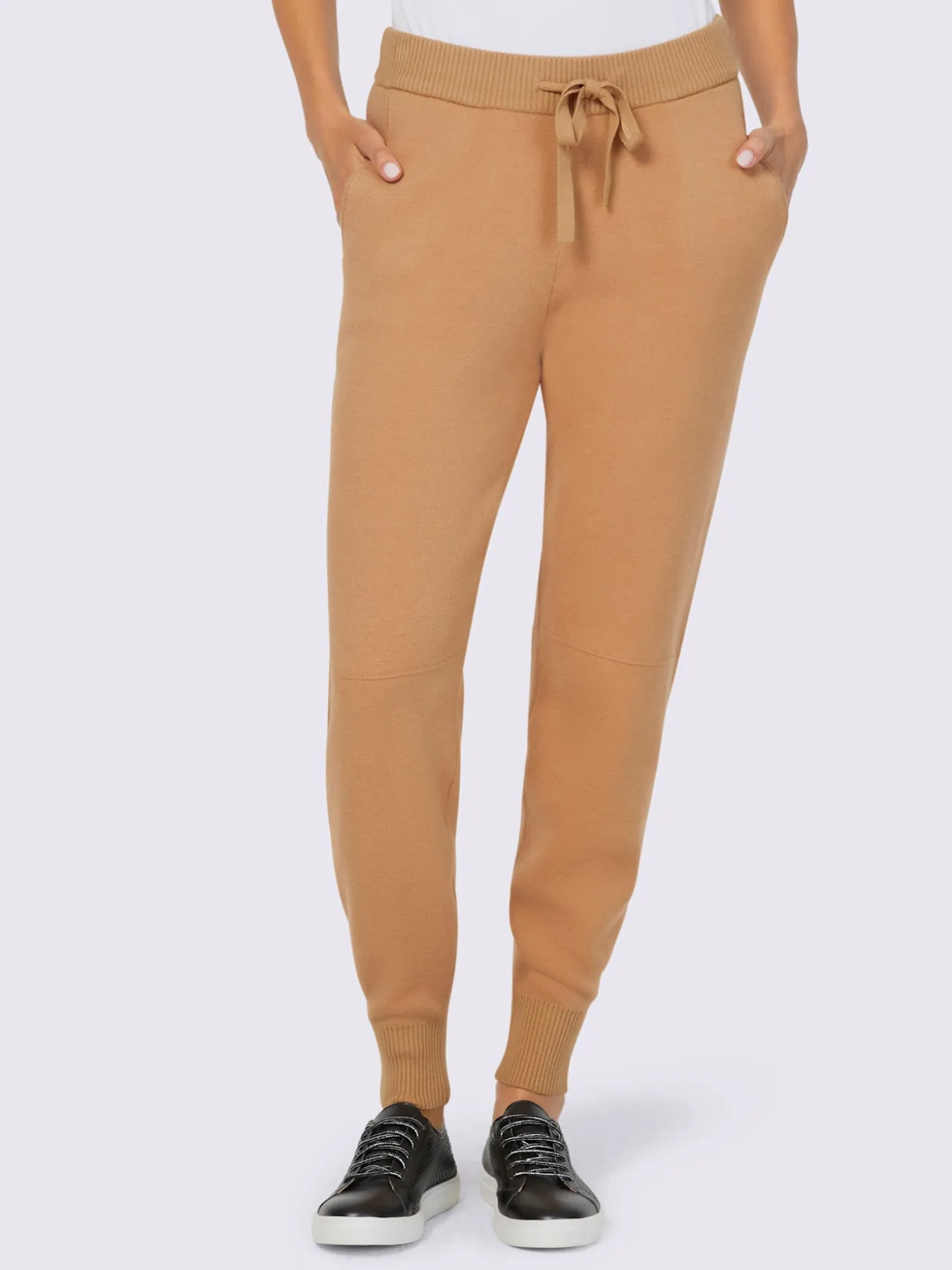 Pantalon en tricot 50% viscose