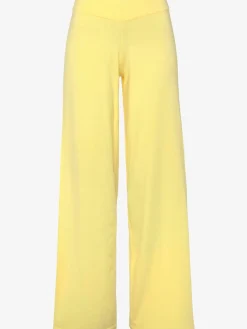 Pantalon en tricot avec jambes larges