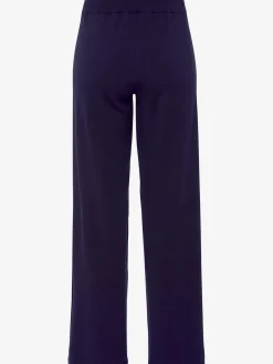Pantalon en tricot avec jambes larges