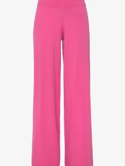 Pantalon en tricot avec jambes larges
