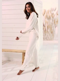Pantalon en tricot doux et extensible