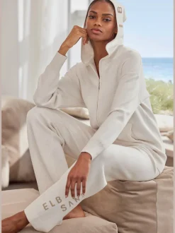 Pantalon en tricot doux et extensible