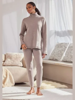 Pantalon en tricot doux et extensible