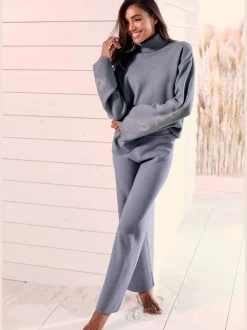 Pantalon en tricot doux et extensible