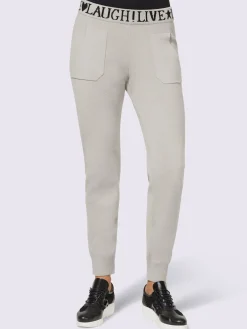 Pantalon en tricot tricot fin et doux