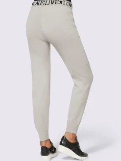 Pantalon en tricot tricot fin et doux