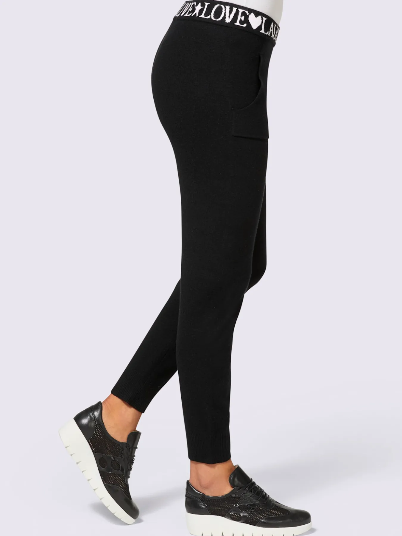 Pantalon en tricot tricot fin et doux